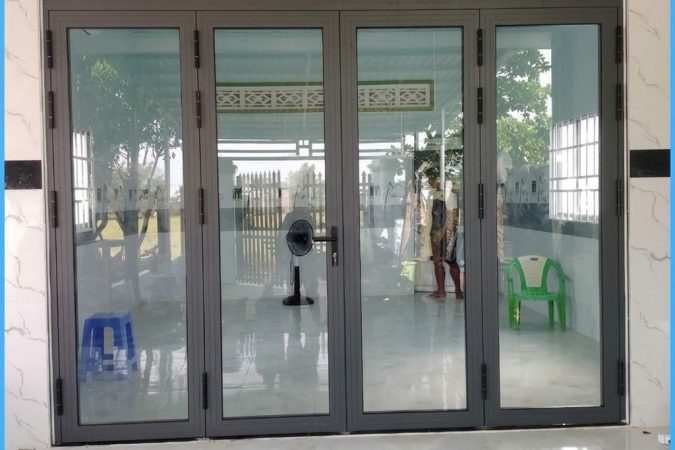 Cửa nhôm 4 cánh ở tp HCM