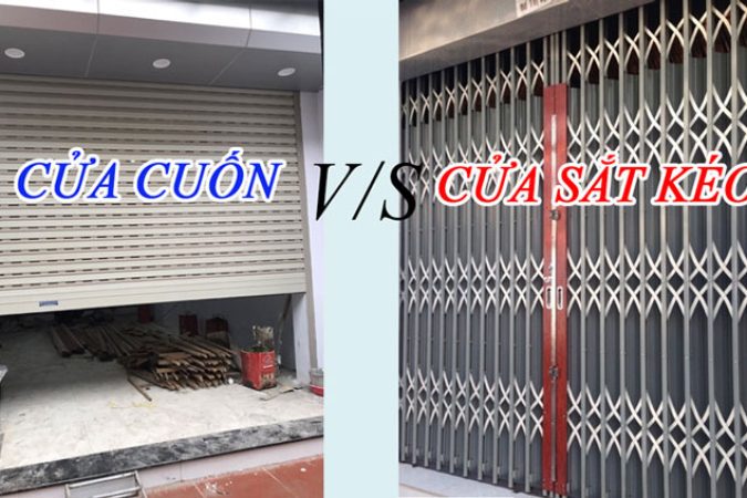 Nên dùng cửa cuốn hay cửa xếp Đài Loan