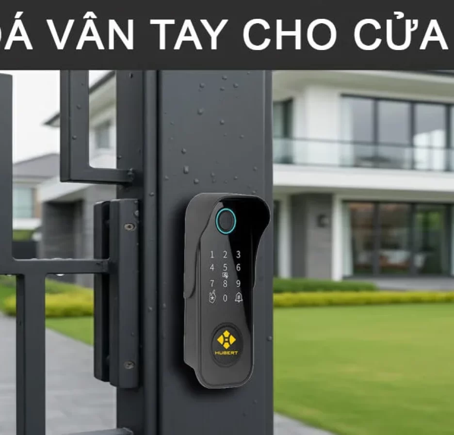 Khóa vân tay cho cửa sắt